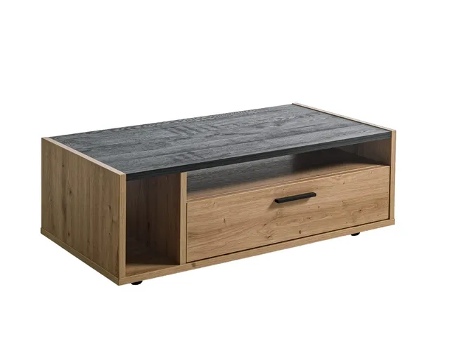 Composad Vitruvia tavolino 1 cassetto rovere nero