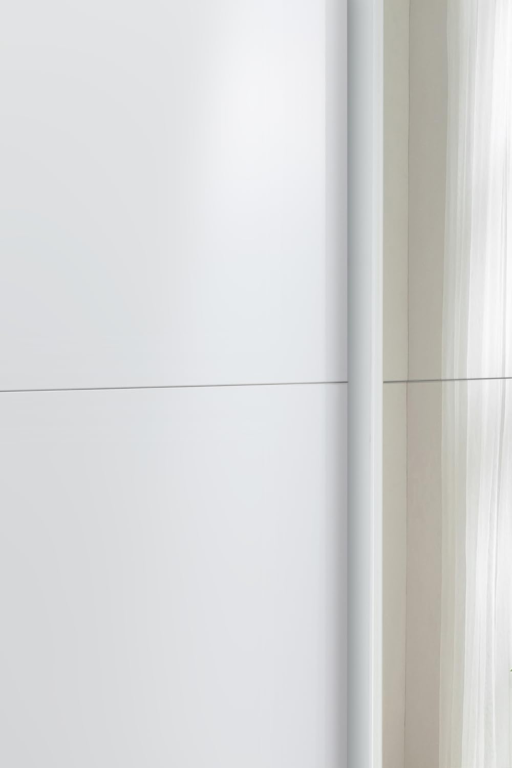 Composad Systema Armadio 2 Ante Scorrevoli 200 cm Bianco Specchio