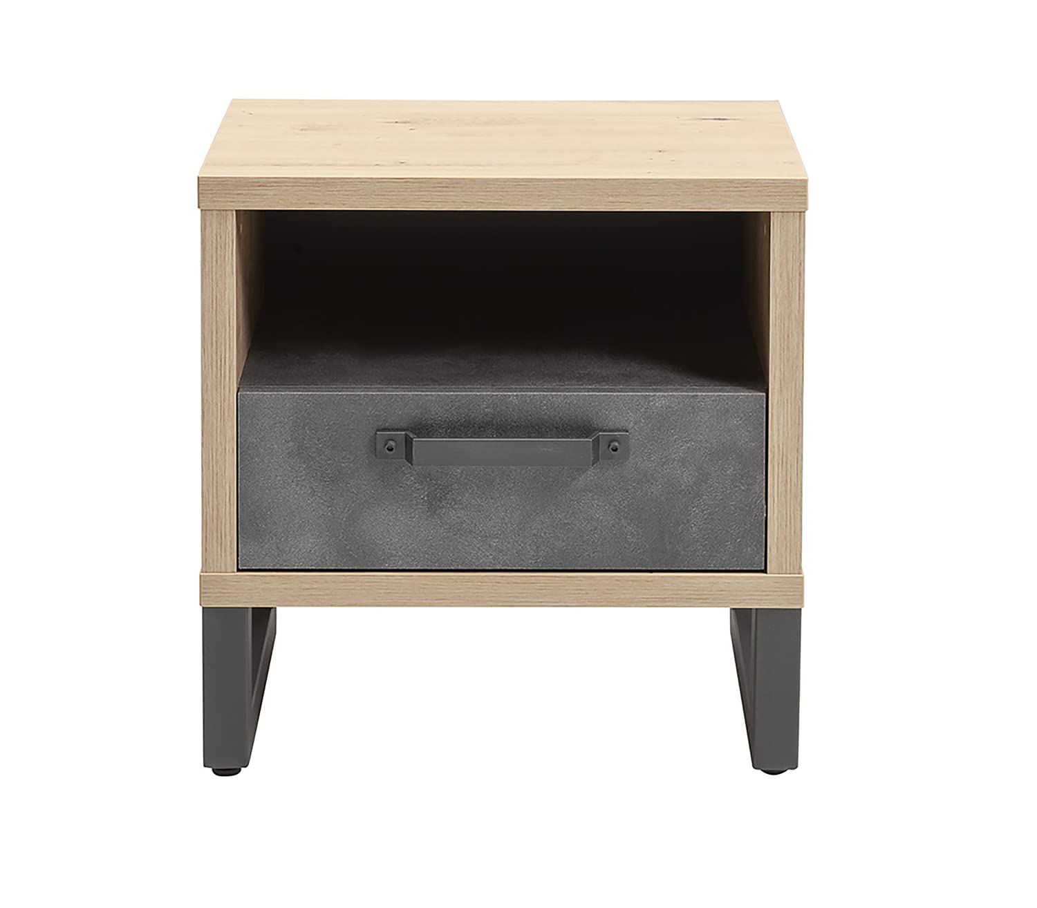 Composad LaFabrica Comodino 1 Cassetto Rovere Grigio Pietra