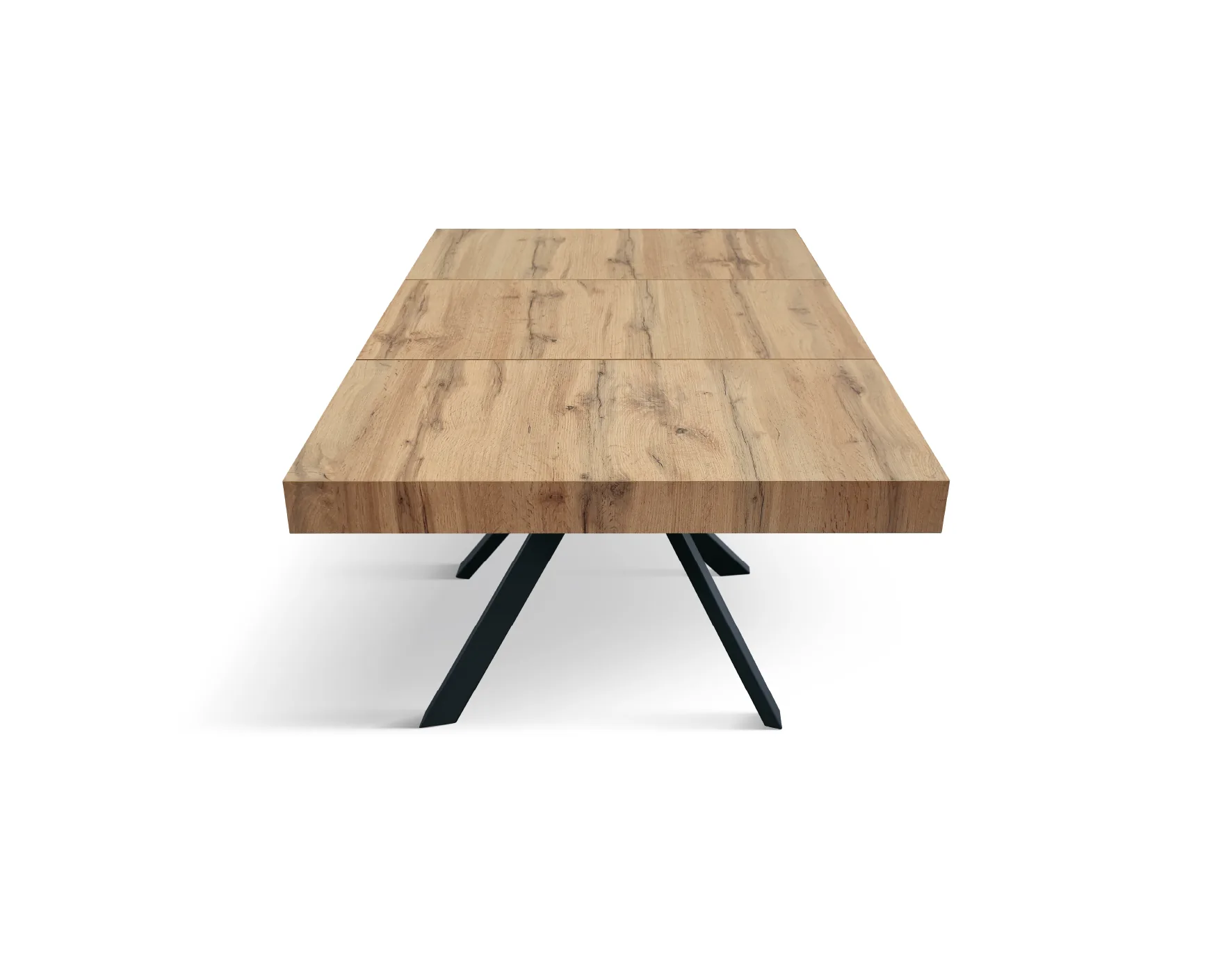 Epocantica Leonardo tavolo allungabile rovere rustico 95-145