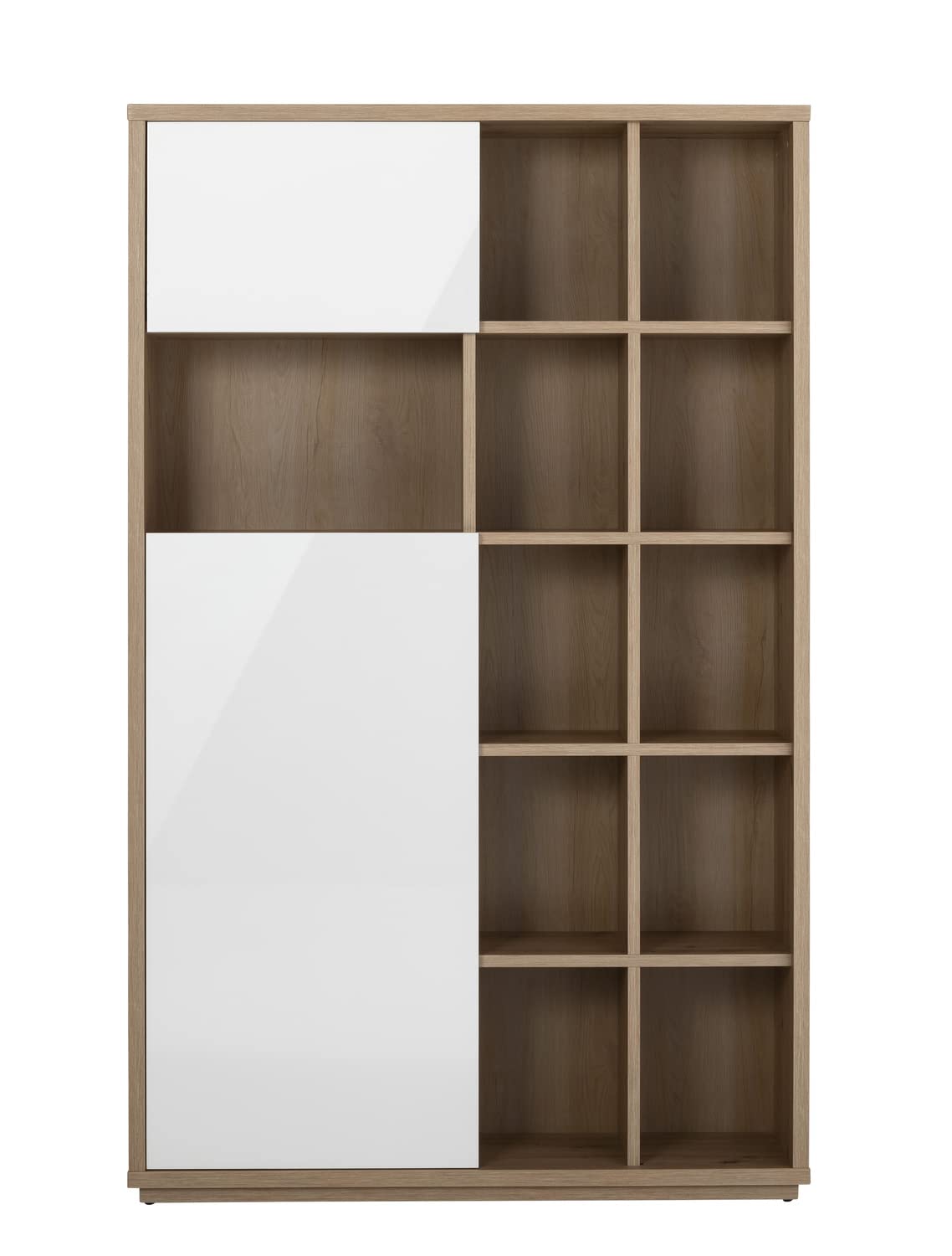 Composad Collegio 1 Anta 1 Ribalta Libreria Alta Rovere Bianco