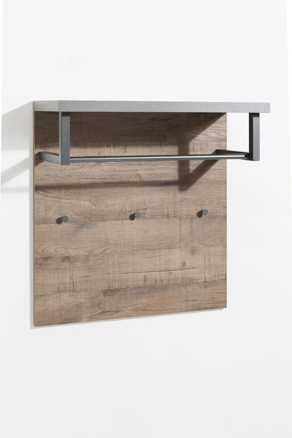 Composad LaFabrica Pensile Appendiabiti Rovere Cemento 90x84 cm