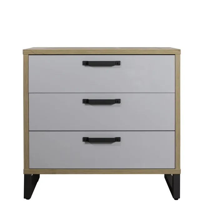 Composad LaFabrica cassettiera 3 cassetti rovere grigio