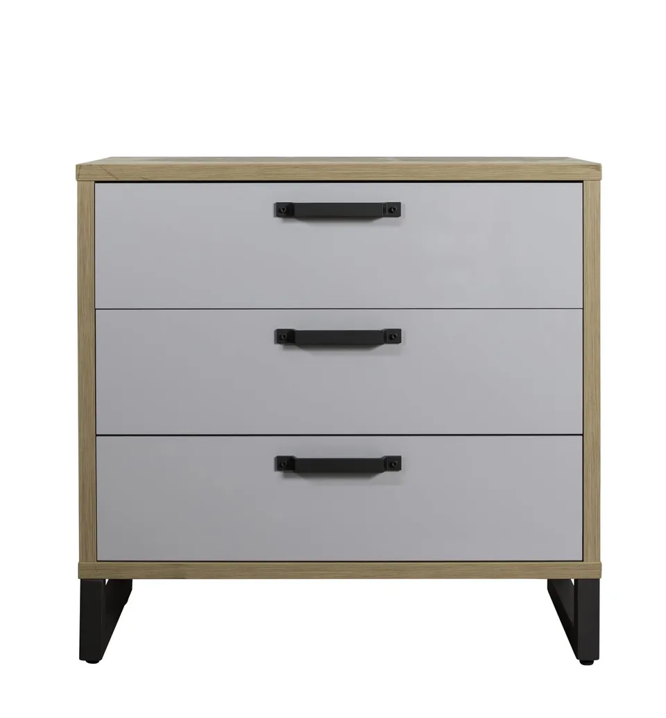 Composad LaFabrica cassettiera 3 cassetti rovere grigio