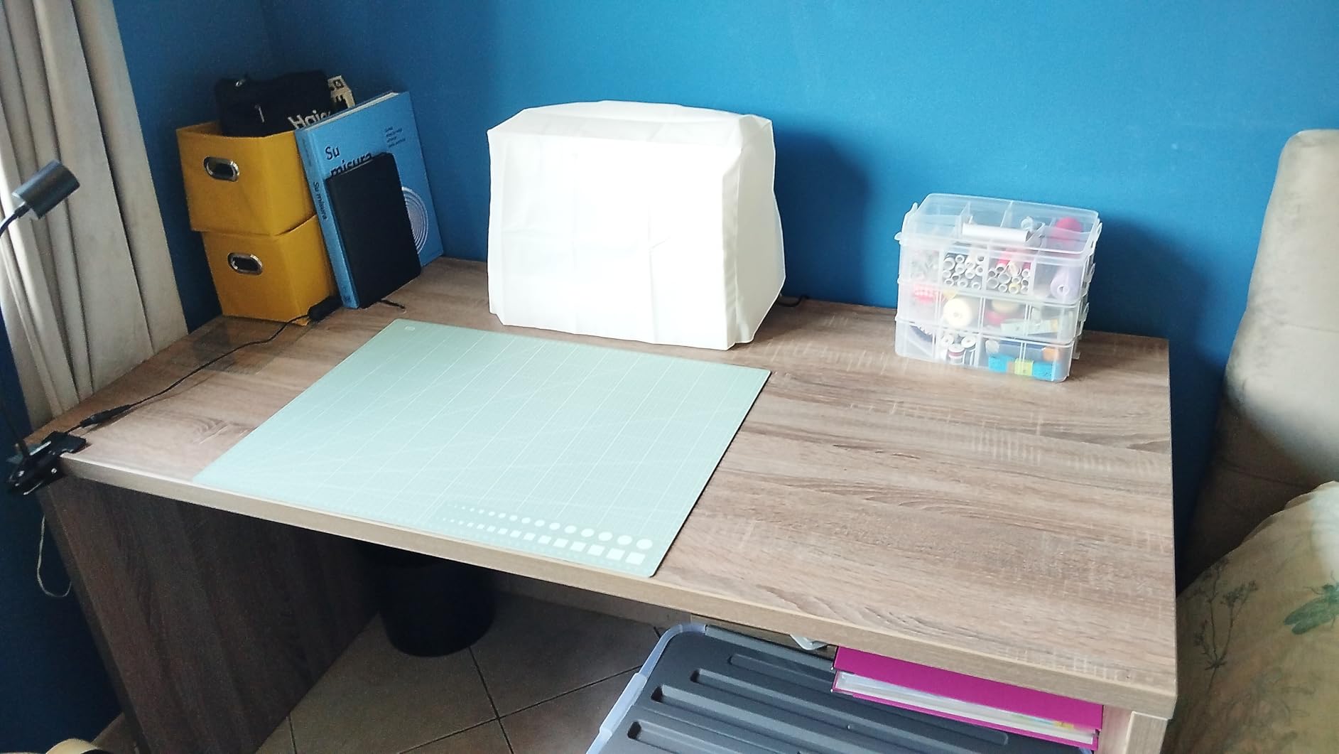COMPOSAD Disegno scrivania 138 cm rovere sonoma ufficio