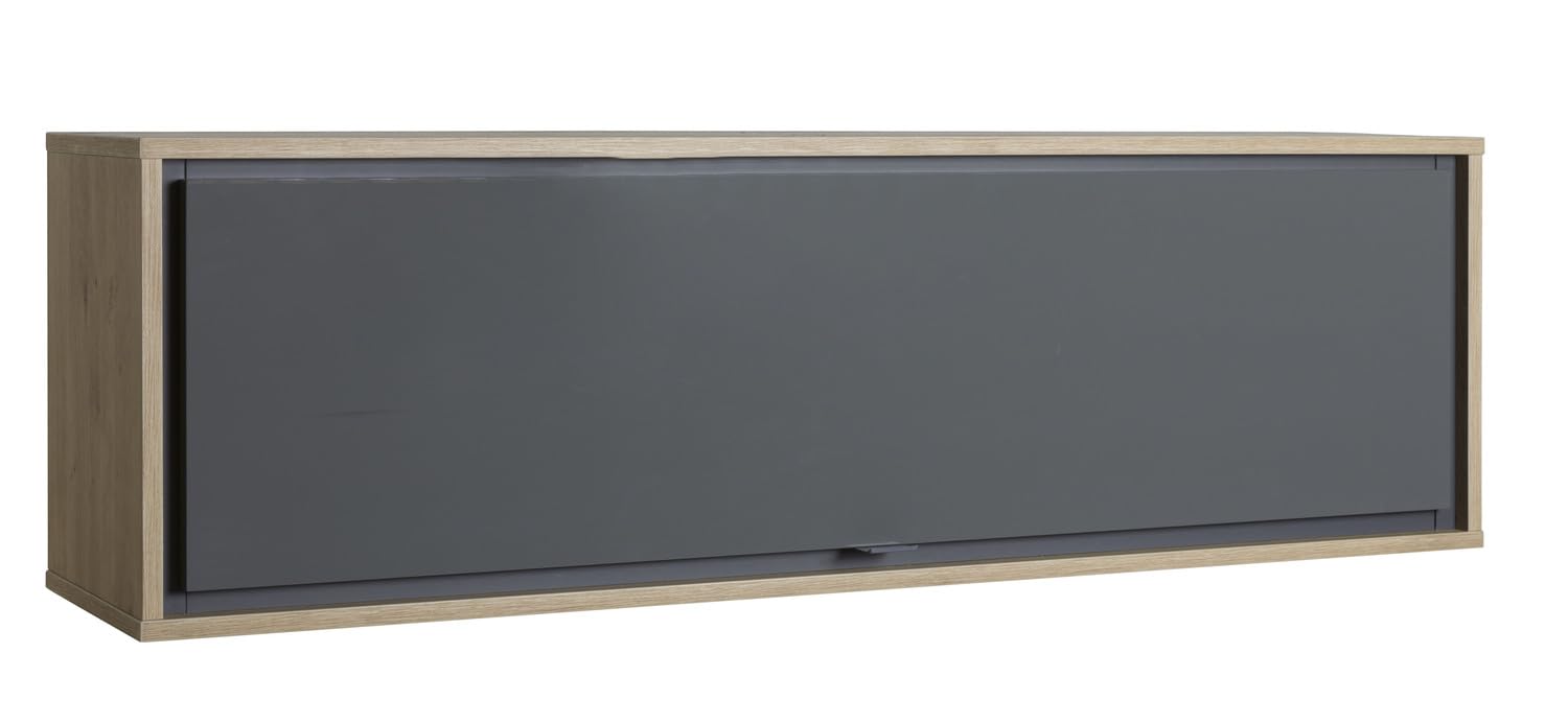 Composad Cornice 1 Ribalta Pensile Soggiorno Rovere Titanio