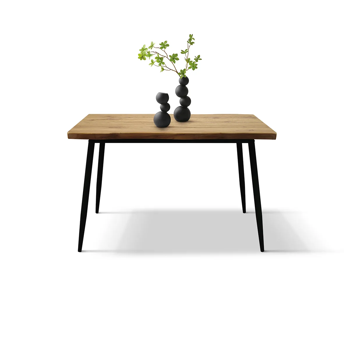 Epocantica Set Pranzo Industrial Tavolo 120 cm 4 Sedie Grigie