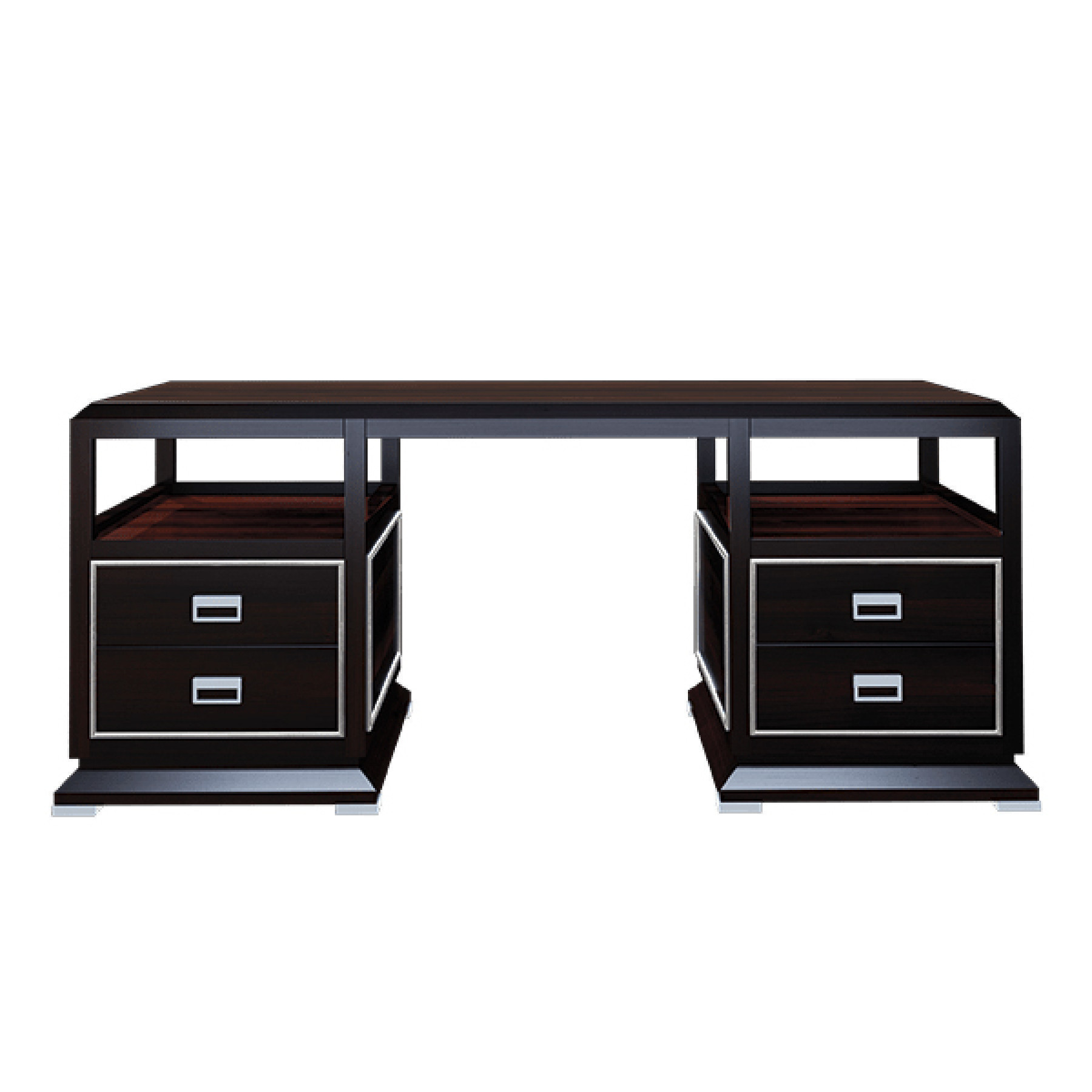 LCI Decora D0422 scrivania metallo cromato