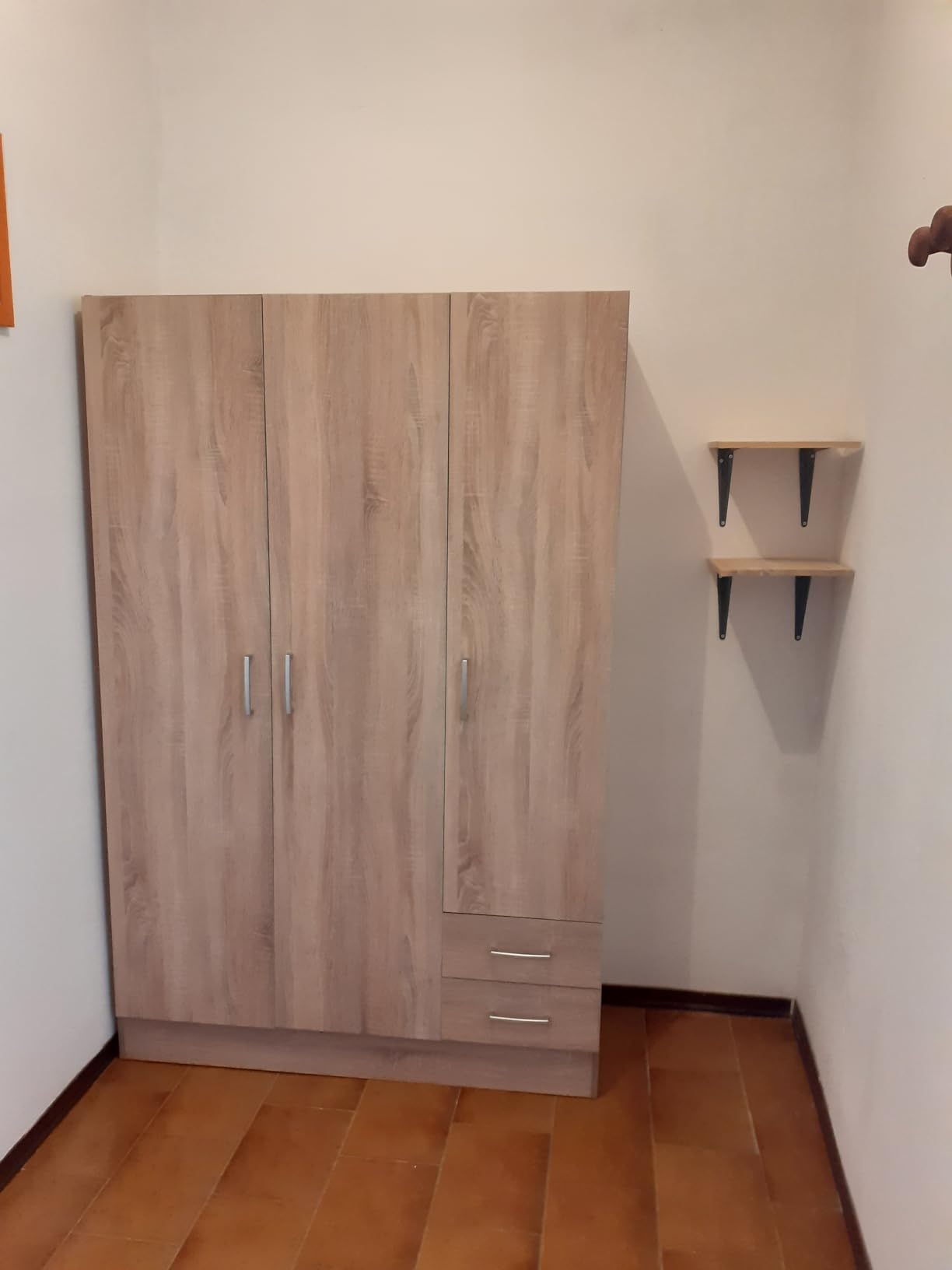 COMPOSAD Facile armadio 3 ante 2 cassetti rovere sonoma