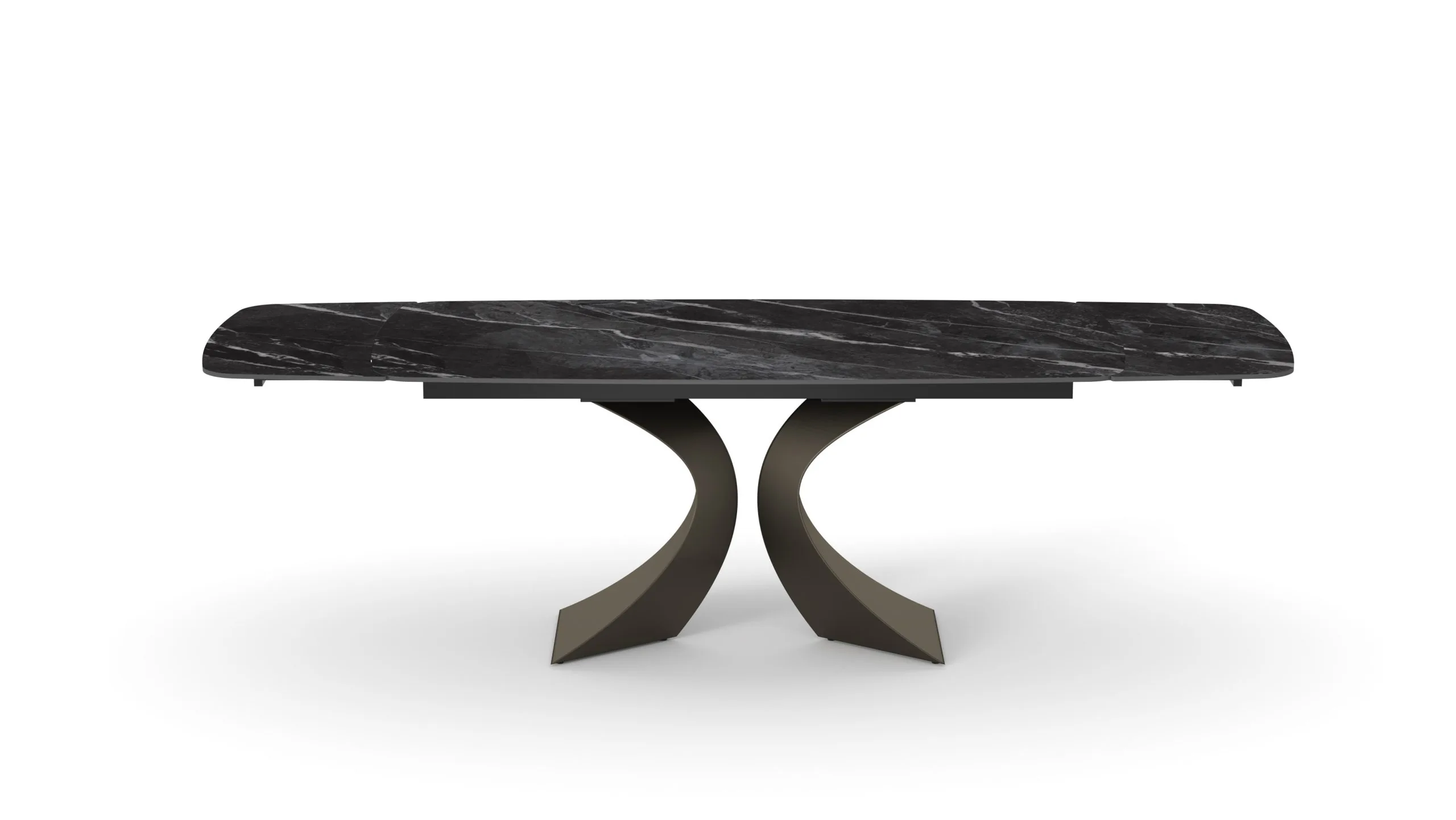 Epocantica Donatello Tavolo Allungabile Ceramica Nero 180-260