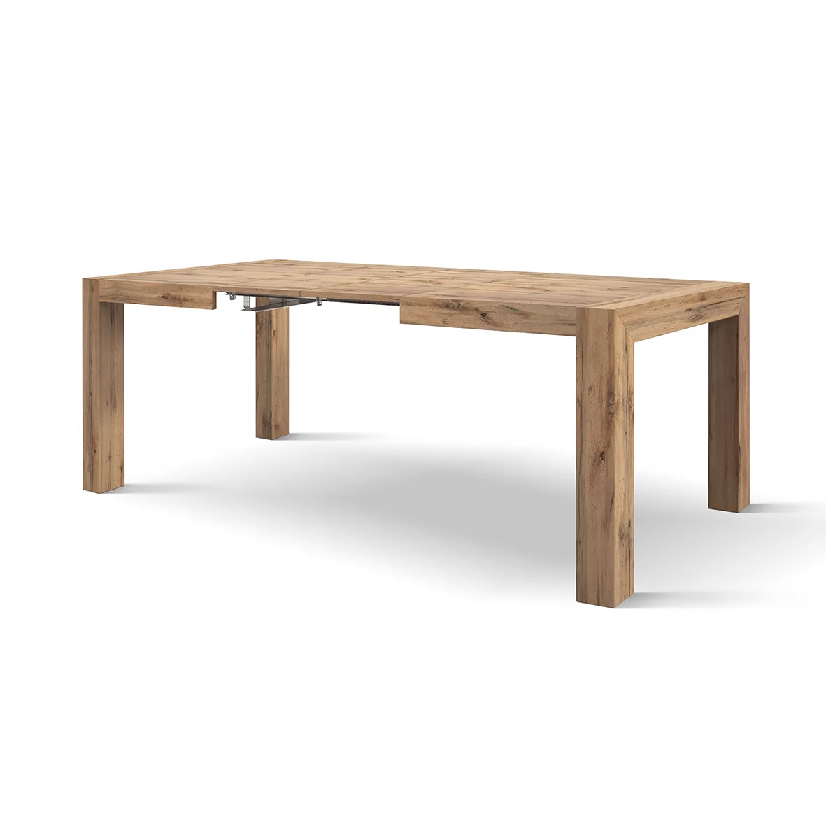 Epocantica tavolo allungabile 140-220 cm effetto legno 8 posti