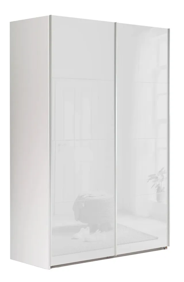 Composad Systema Armadio 2 Ante Scorrevoli 150 cm Bianco Laccato