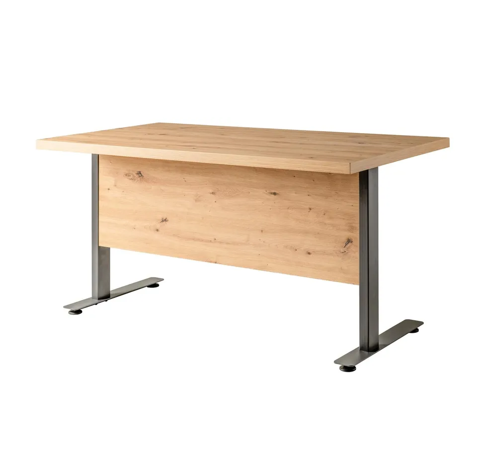 Composad Rilega scrivania gambe metallo rovere mielato