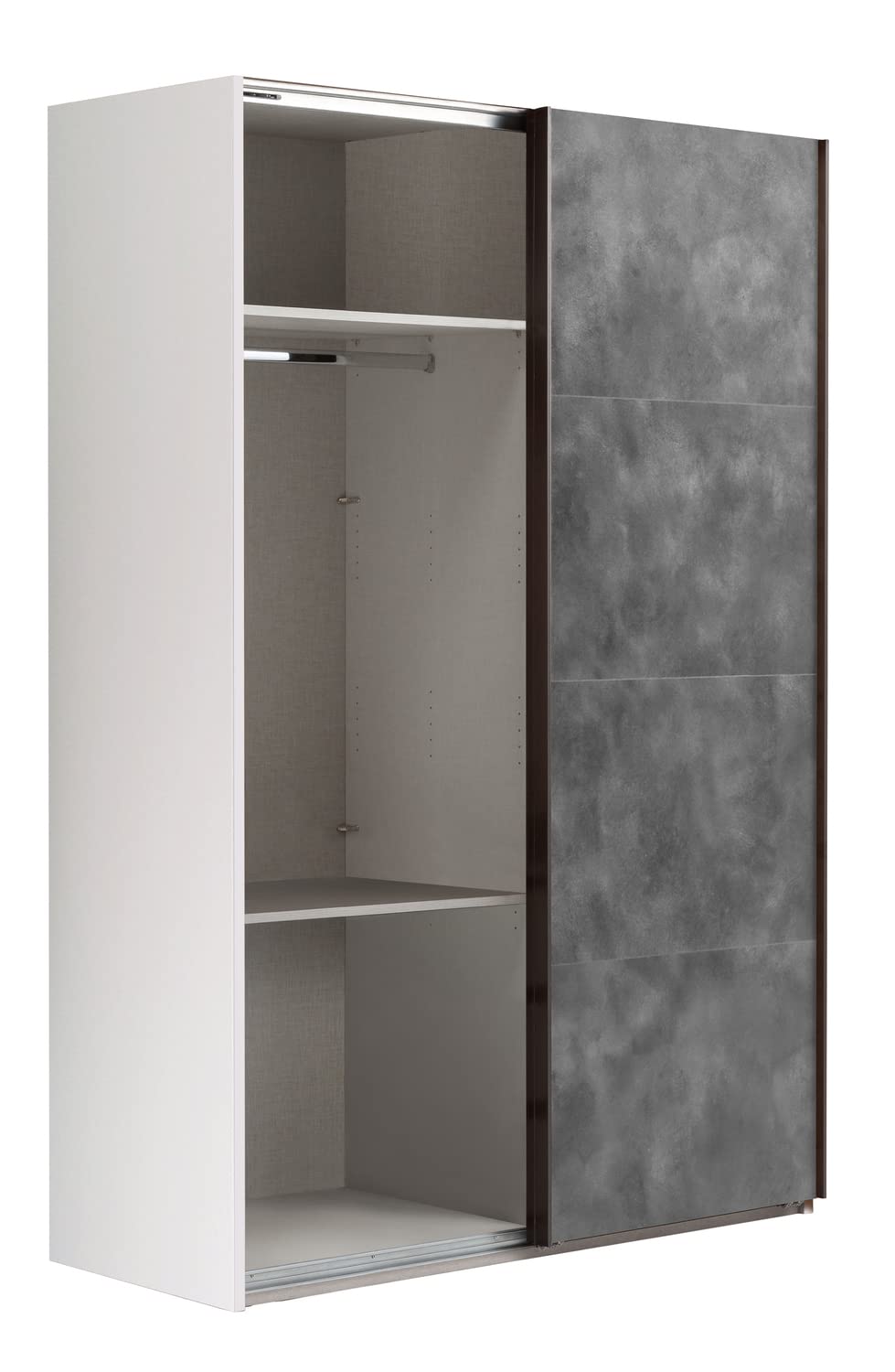 Composad Systema 150x223x67 armadio 2 ante scorrevoli bianco grigio