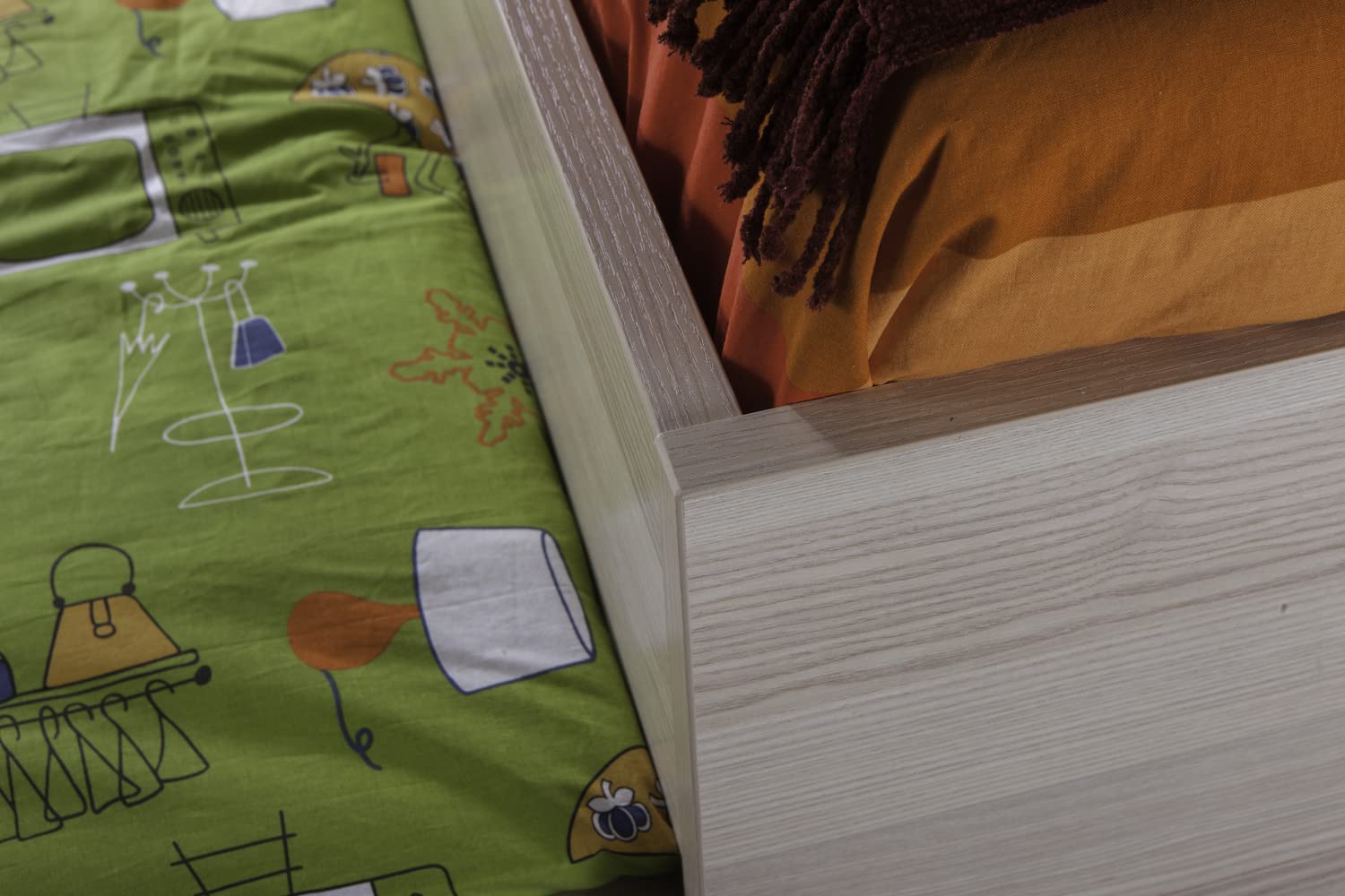 Composad letto singolo con cassettone 106 cm color frassino