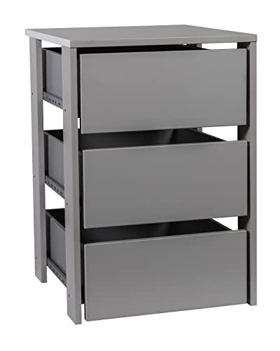 Composad Cassettiera Interna Armadio Grigia 46,4 cm 3 Cassetti
