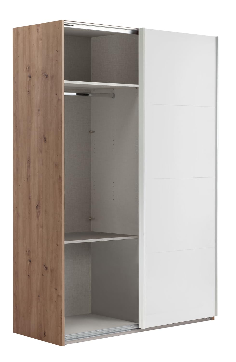 Composad Systema 150x223x67 armadio 2 ante scorrevoli rovere bianco