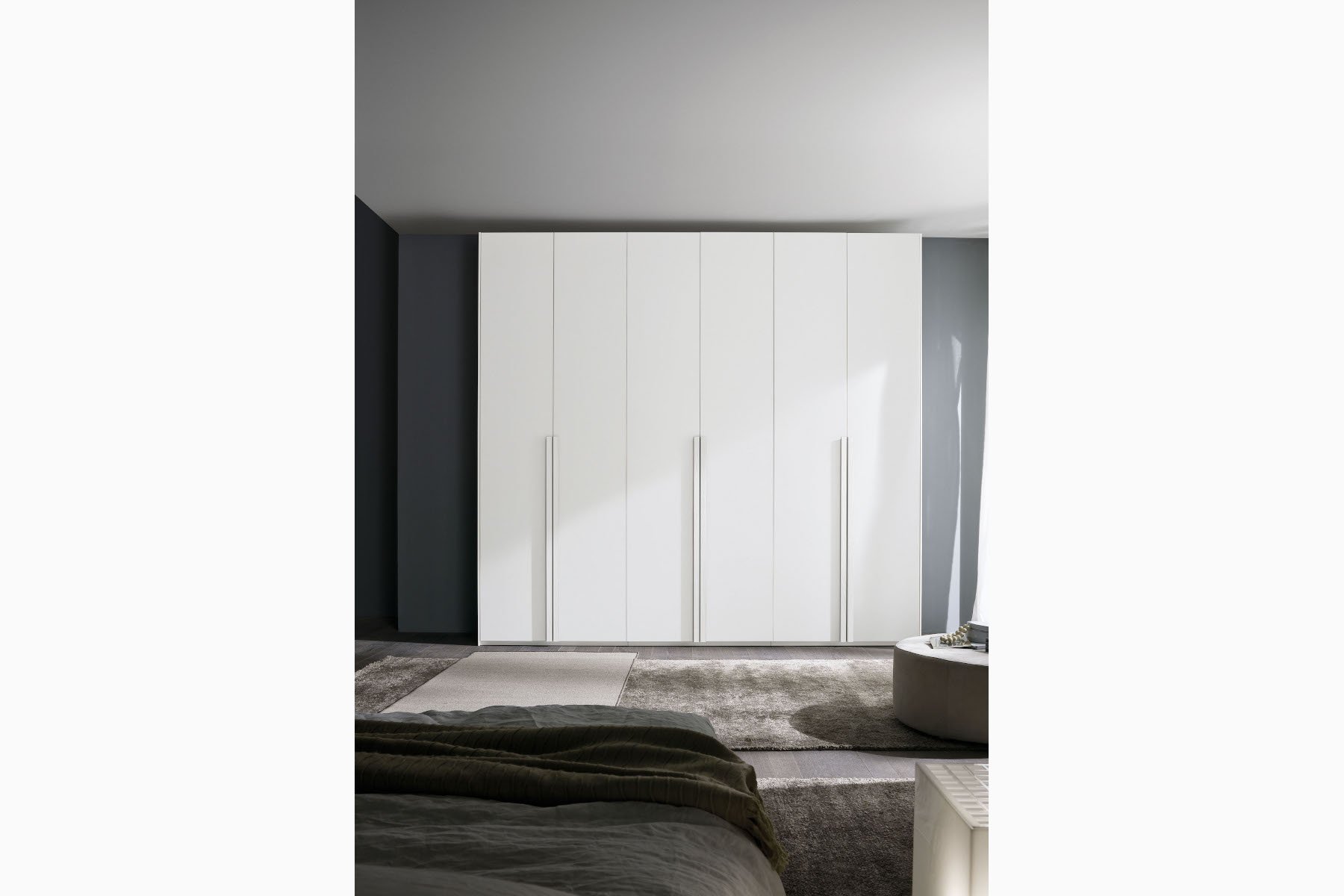 S75 I Prodigi Quadro armadio 5 ante 303 cm fume