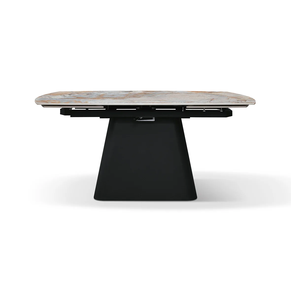 Epocantica tavolo allungabile ceramica terra nova base nera