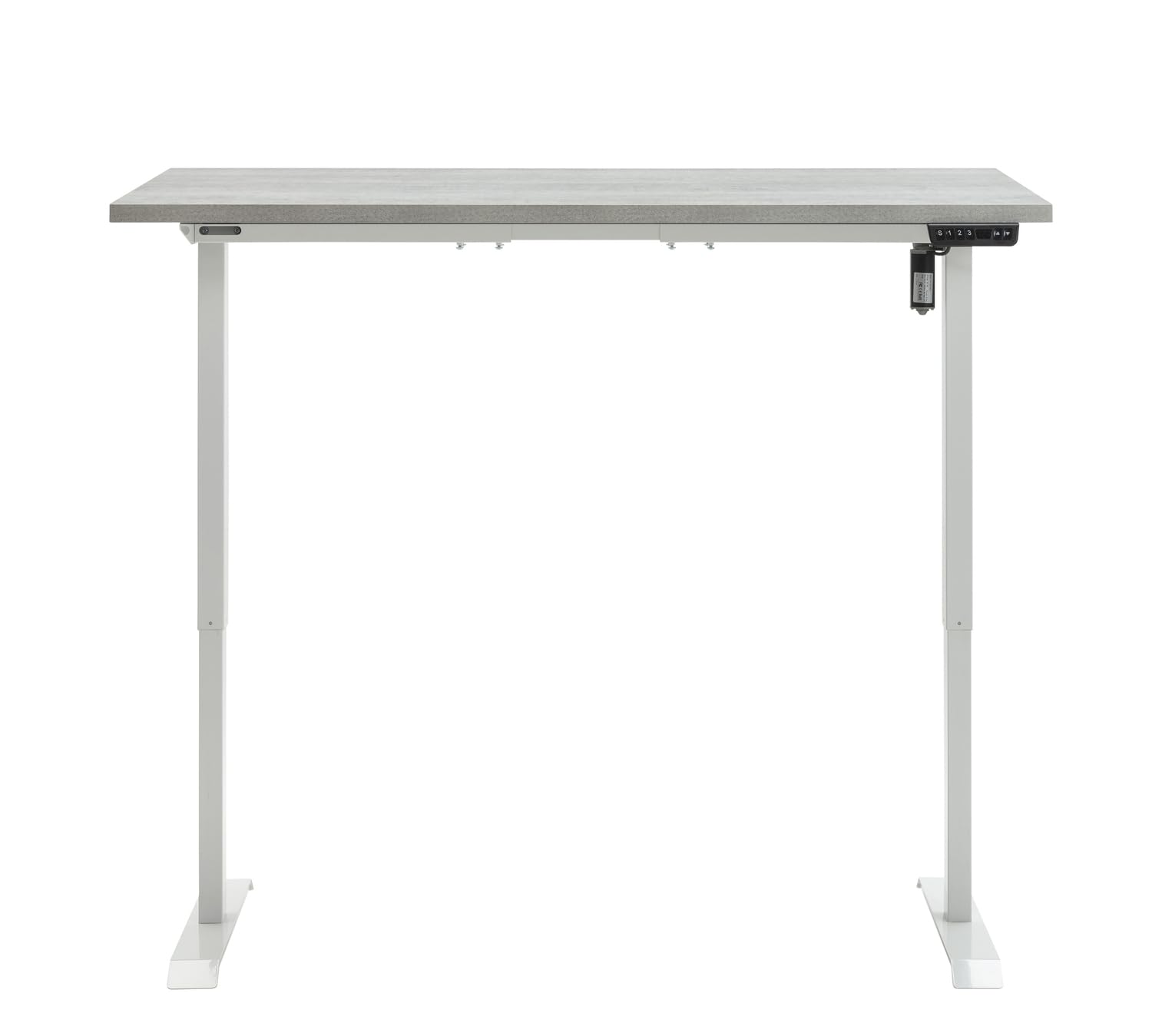 Composad Energia scrivania 150x69 cemento bianco elettrica