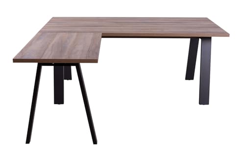 Composad Davinci Scrivania Angolare a L Noce Brera 171 cm