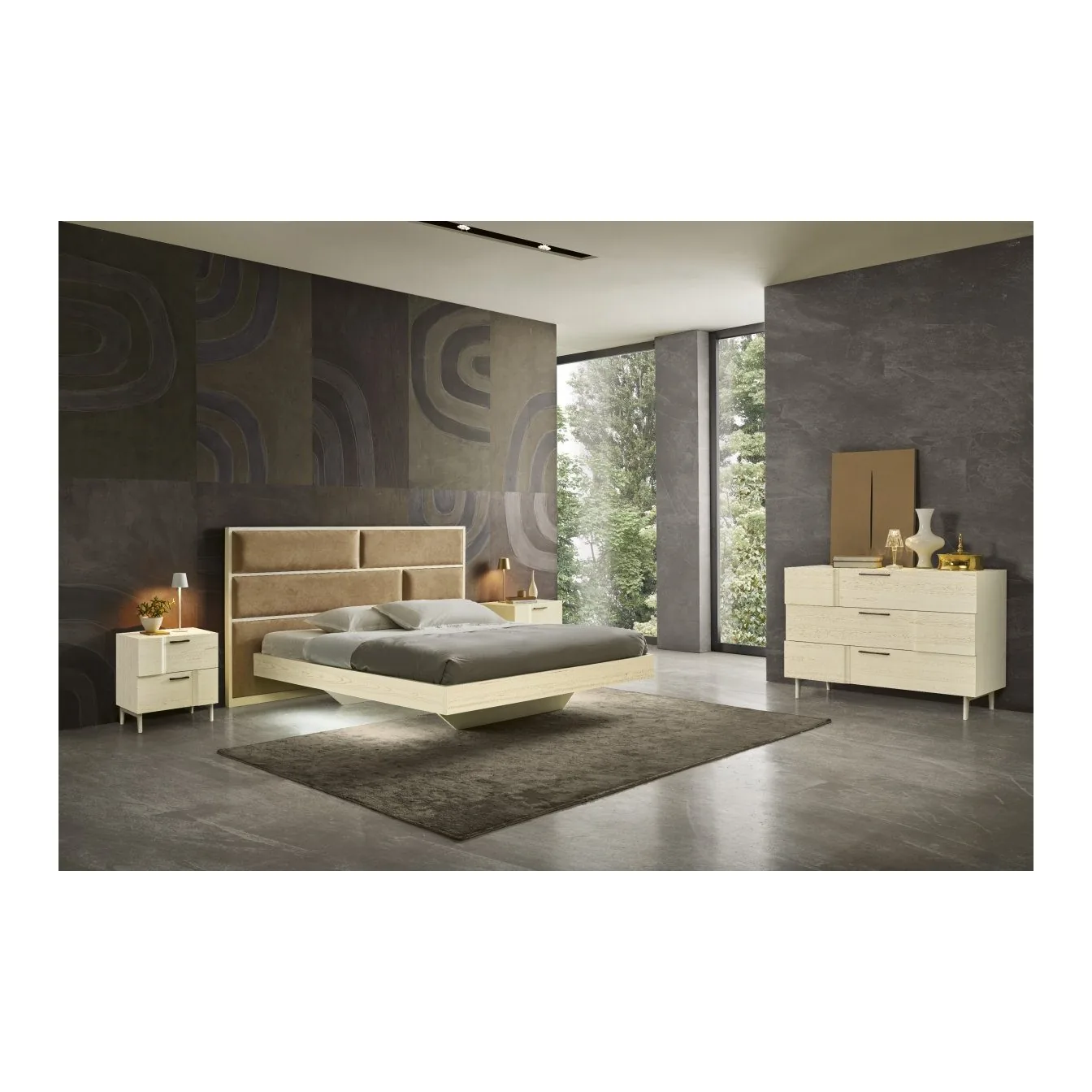 Epocantica Classico Comò legno 3 cassetti rovere 130 cm