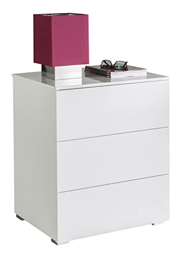 Composad Privilegio Comodino 3 Cassetti Bianco