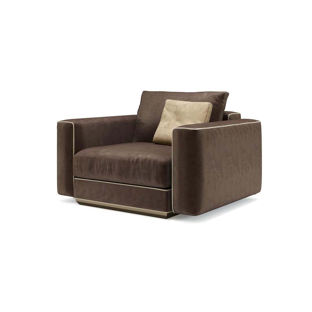 Minotti Collezioni Jack poltrona soggiorno tessuto