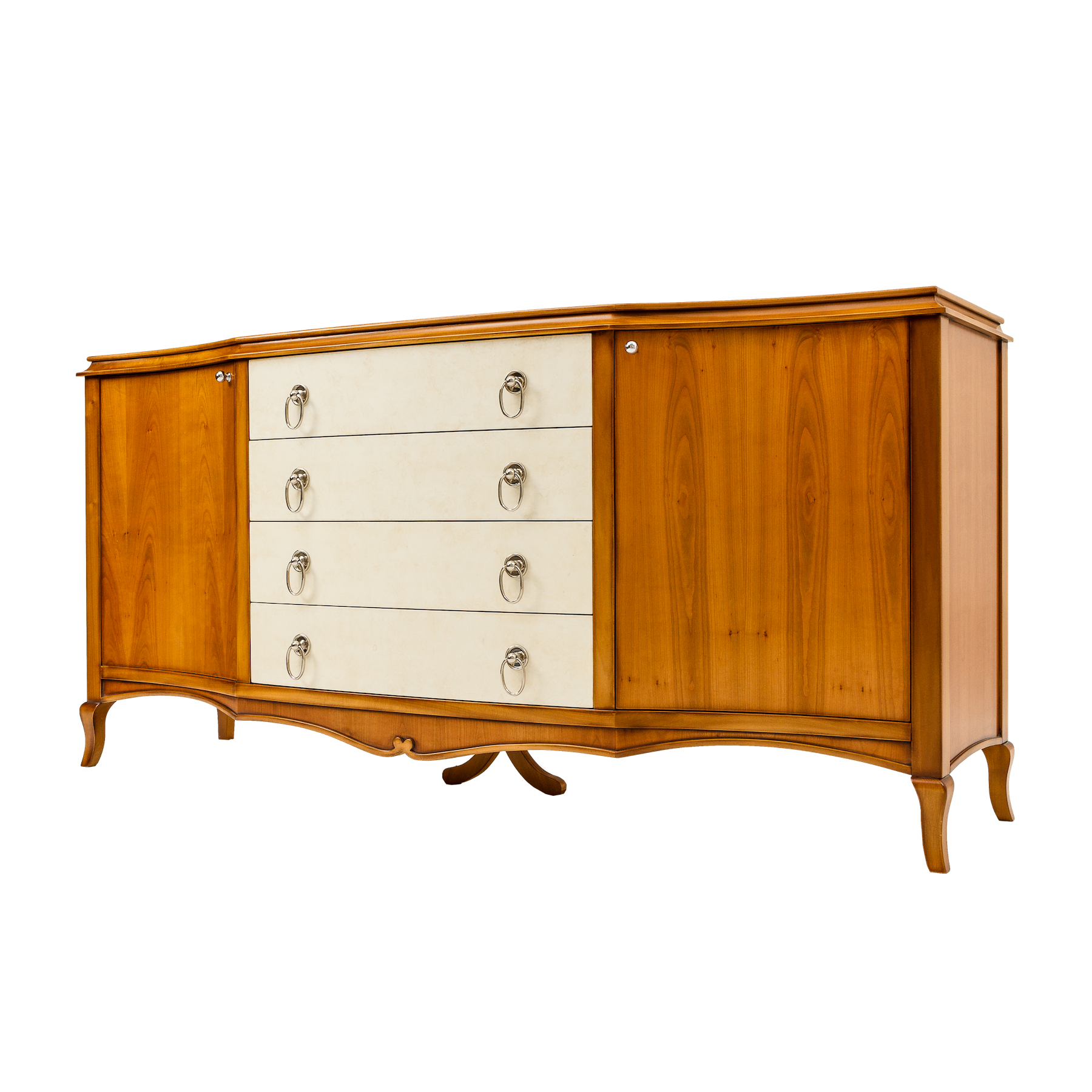 LCI Decora N0204 credenza 2 porte 4 cassetti legno