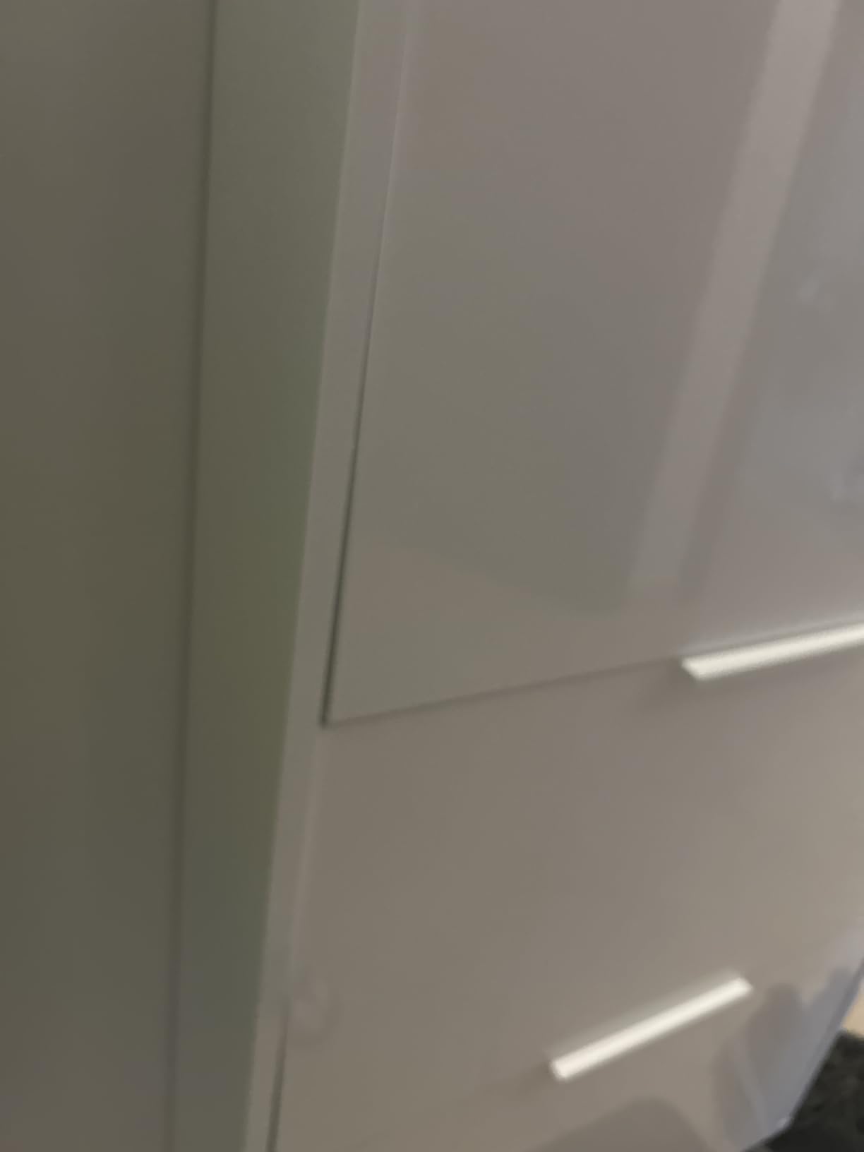 COMPOSAD Espresso scarpiera 5 ribalte bianco laccato slim