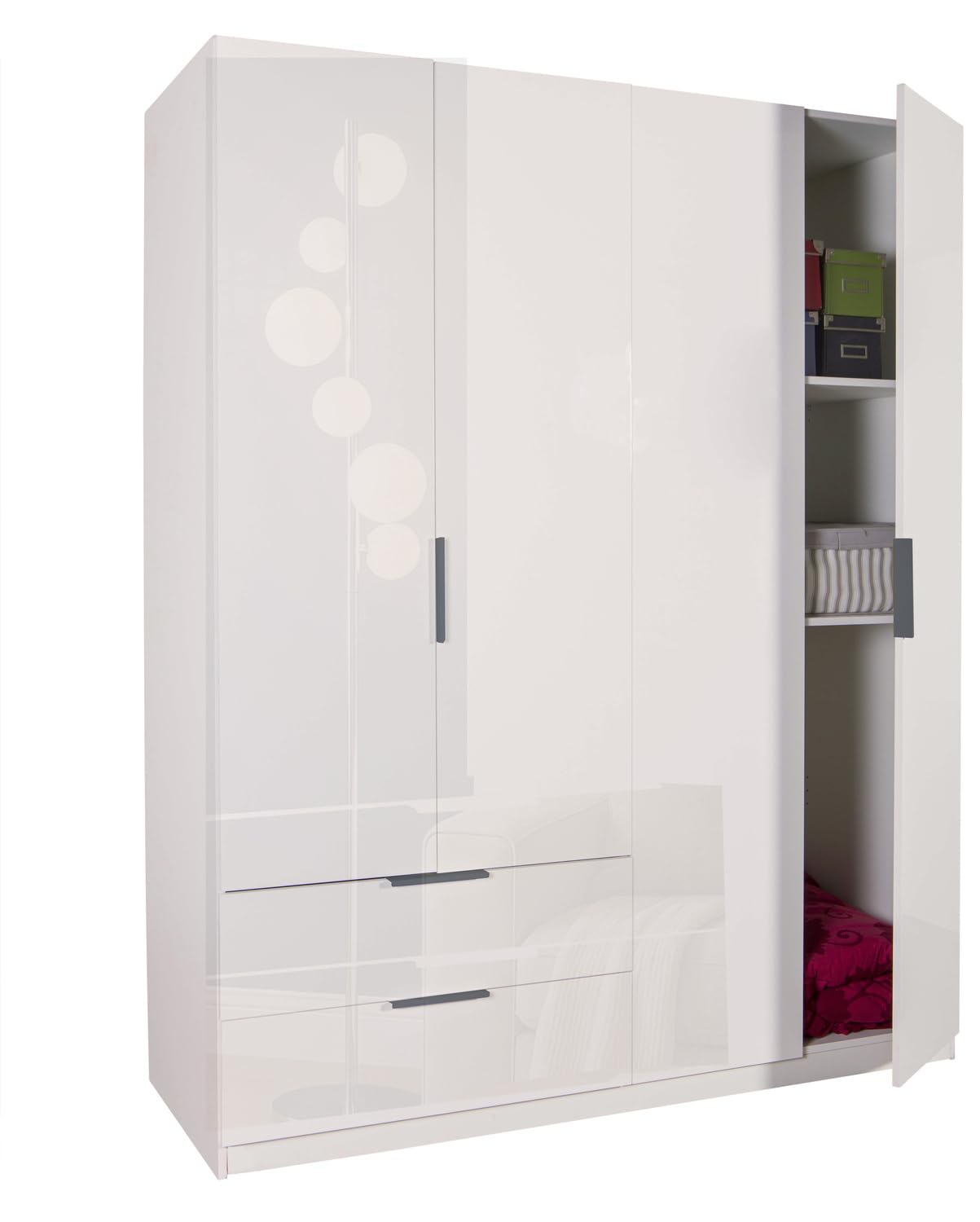 Composad Macchiato Storage 4 Ante 2 Cassetti armadio grigio