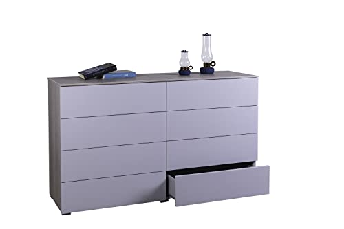 Composad Privilegio Cassettiera 8 Cassetti Rovere Grey Oak