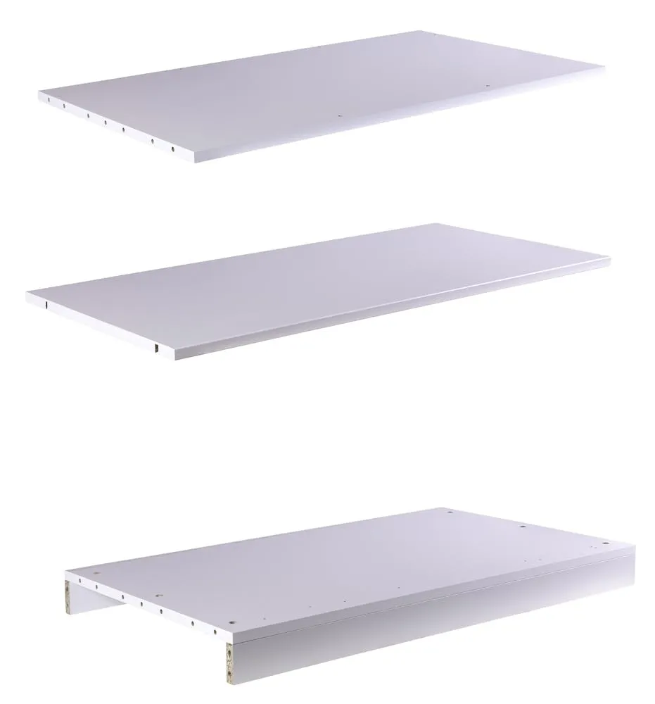 Composad set 3 ripiani scorrevoli armadio grigio