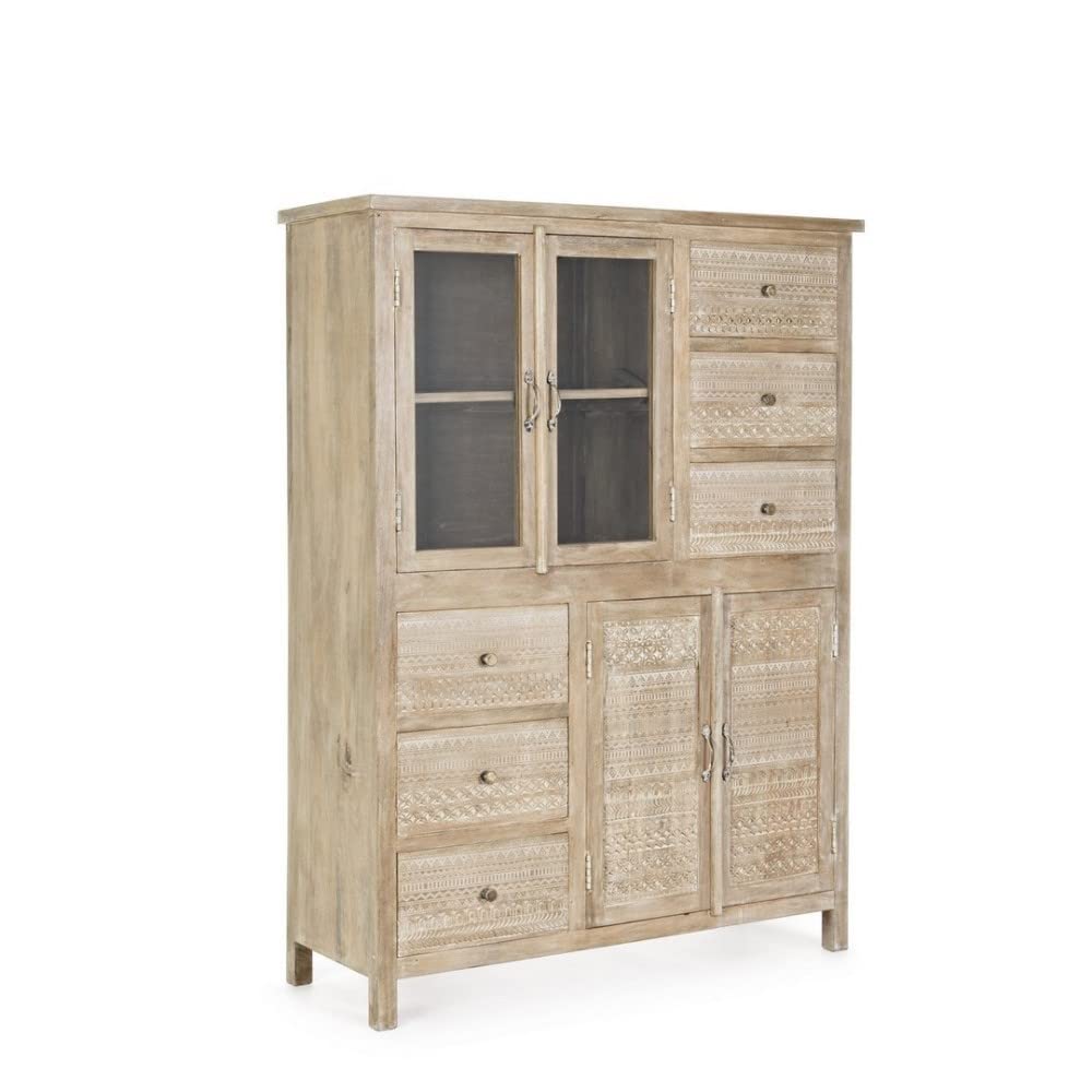 Iperbriko Mayra mobile 4 ante 6 cassetti legno naturale