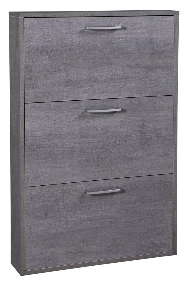 Composad Facile 3 ribalte scarpiera slim 15 cm cemento