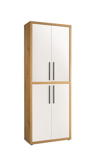 Composad Rilega Ufficio Completo Set 6 Mobili Rovere Mielato Bianco
