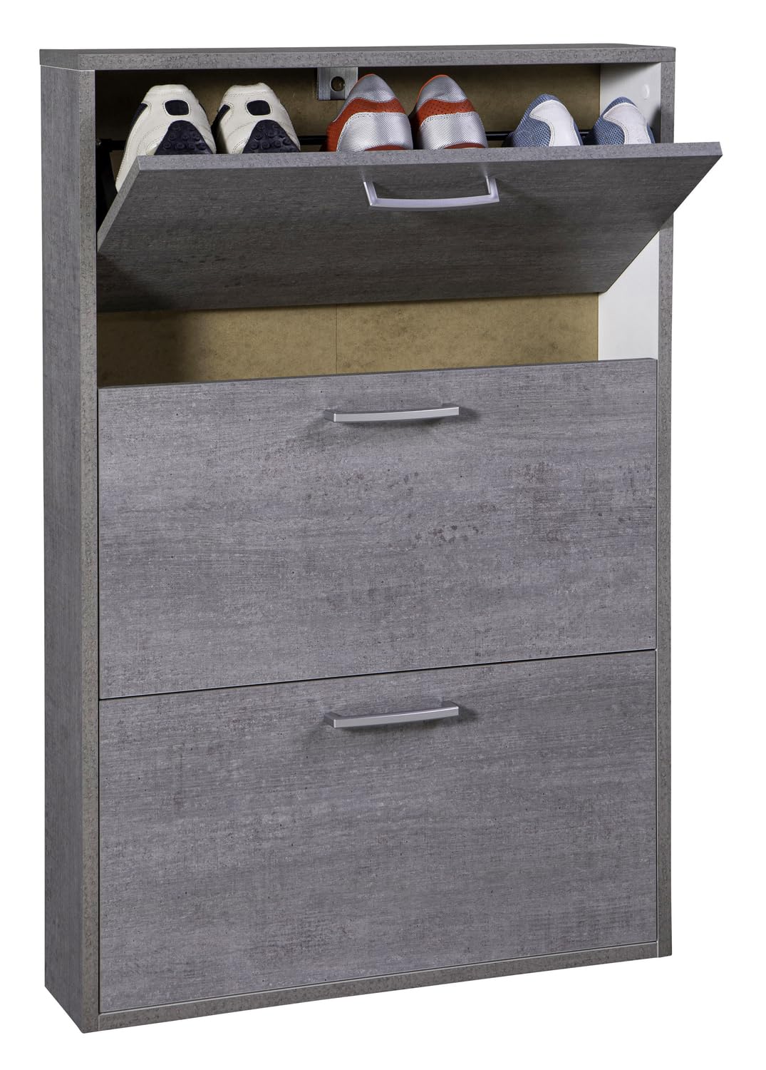 Composad Facile 3 ribalte scarpiera slim 15 cm cemento