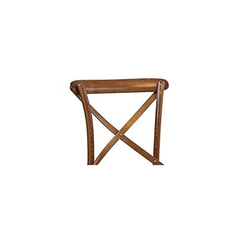 Iperbriko sedia faggio cognac seduta ecopelle 51x51 cm