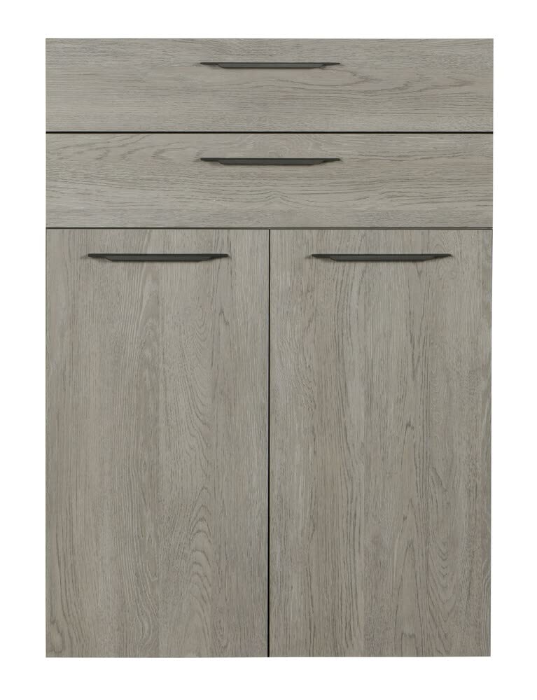 Composad Disegno ante e cassetti 104,7 cm rovere gessato