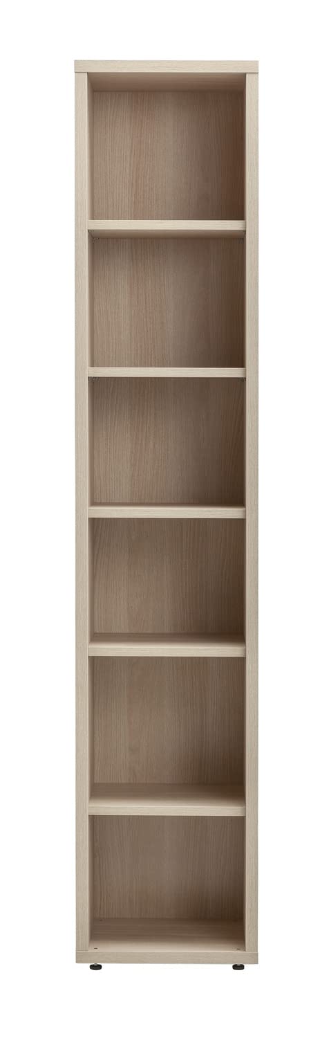 Composad Davinci libreria alta 44x217 rovere 5 ripiani