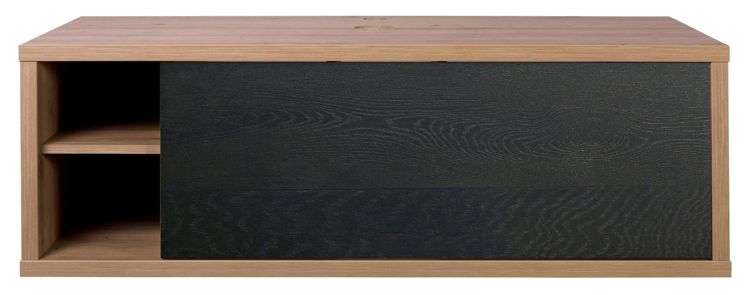 Composad Ladama mobile sottolavabo 1 cassetto rovere nero