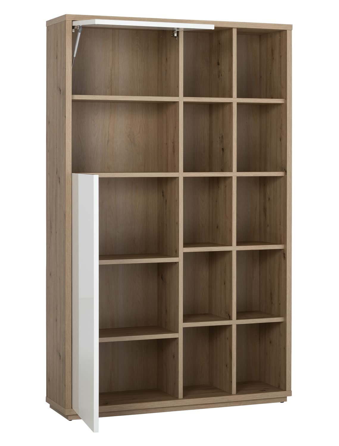 Composad Collegio 1 Anta 1 Ribalta Libreria Alta Rovere Bianco