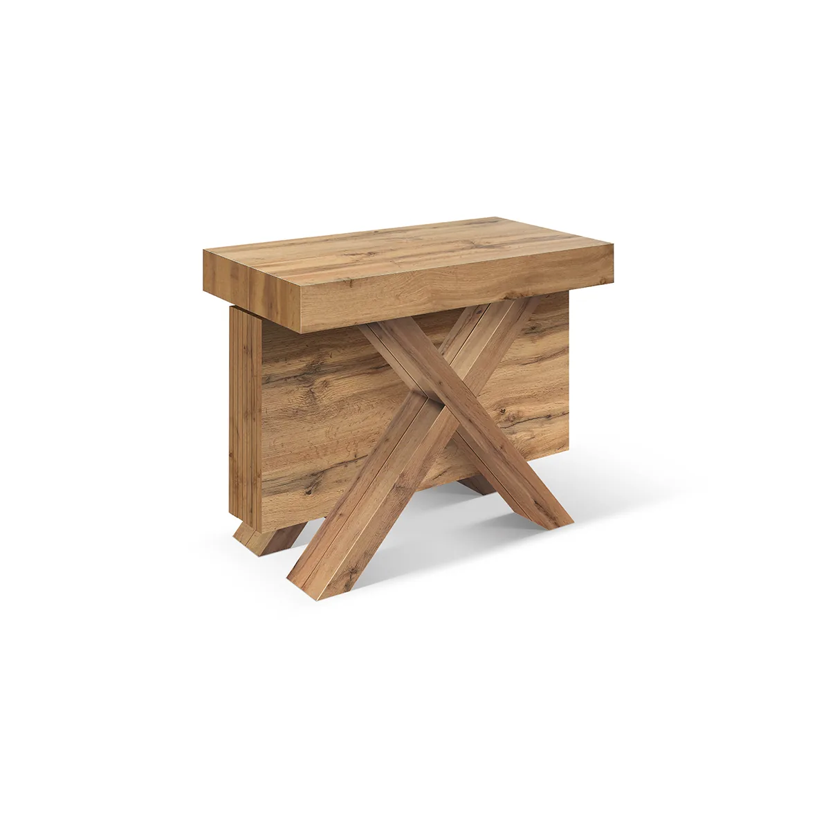 Epocantica Consolle Allungabile Luisa 16 Posti rovere rustico