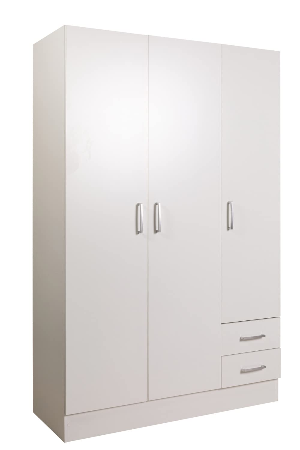 COMPOSAD Facile armadio 3 ante 2 cassetti bianco 120 cm