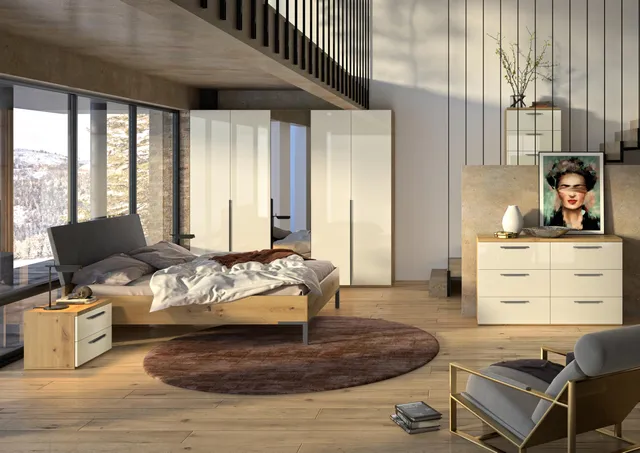 Composad Sposami Camera da Letto 6 Mobili King Size Cashmere