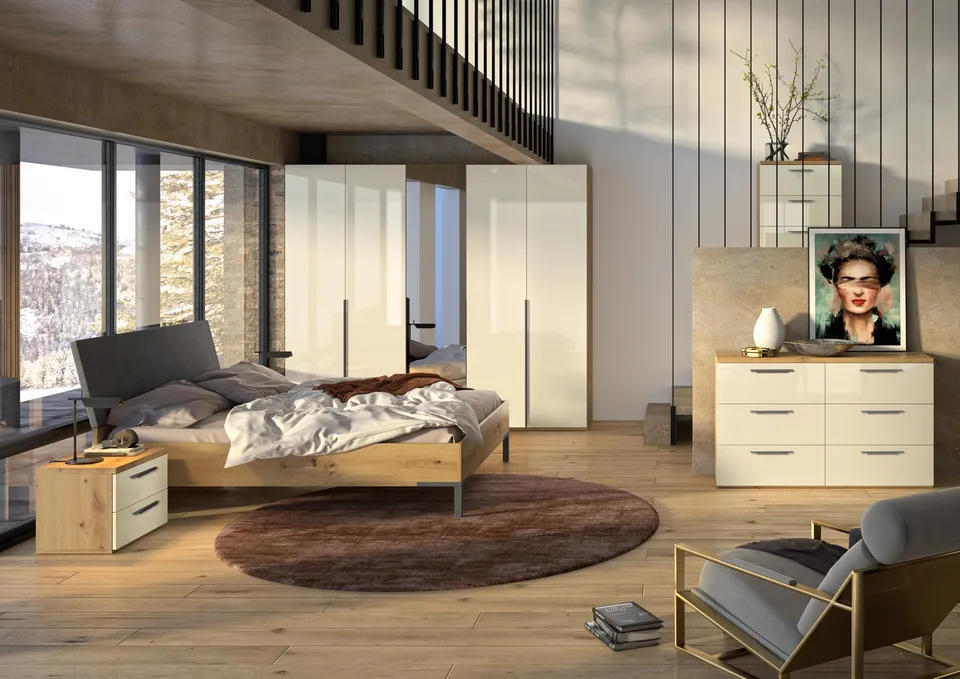 Composad Sposami Camera da Letto 6 Mobili King Size Cashmere