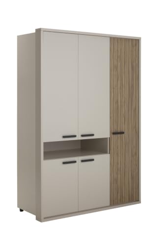 Composad Bravo armadio 5 ante 147,7 cm grigio cashmere cameretta