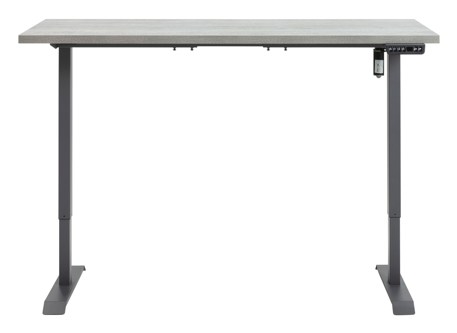 Composad Energia scrivania 150x69 cemento nero elettrica