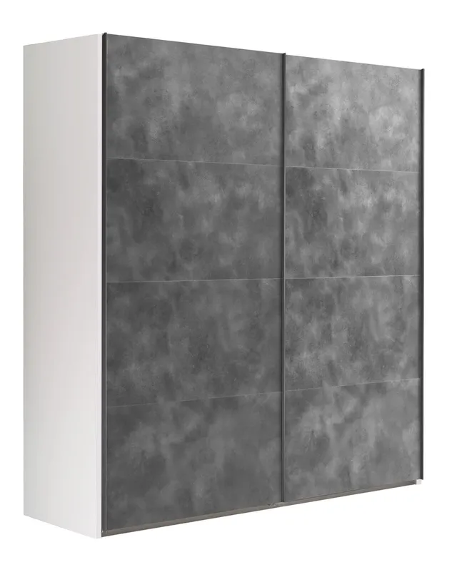 Composad Systema armadio 2 ante scorrevoli 200 bianco grigio tadao