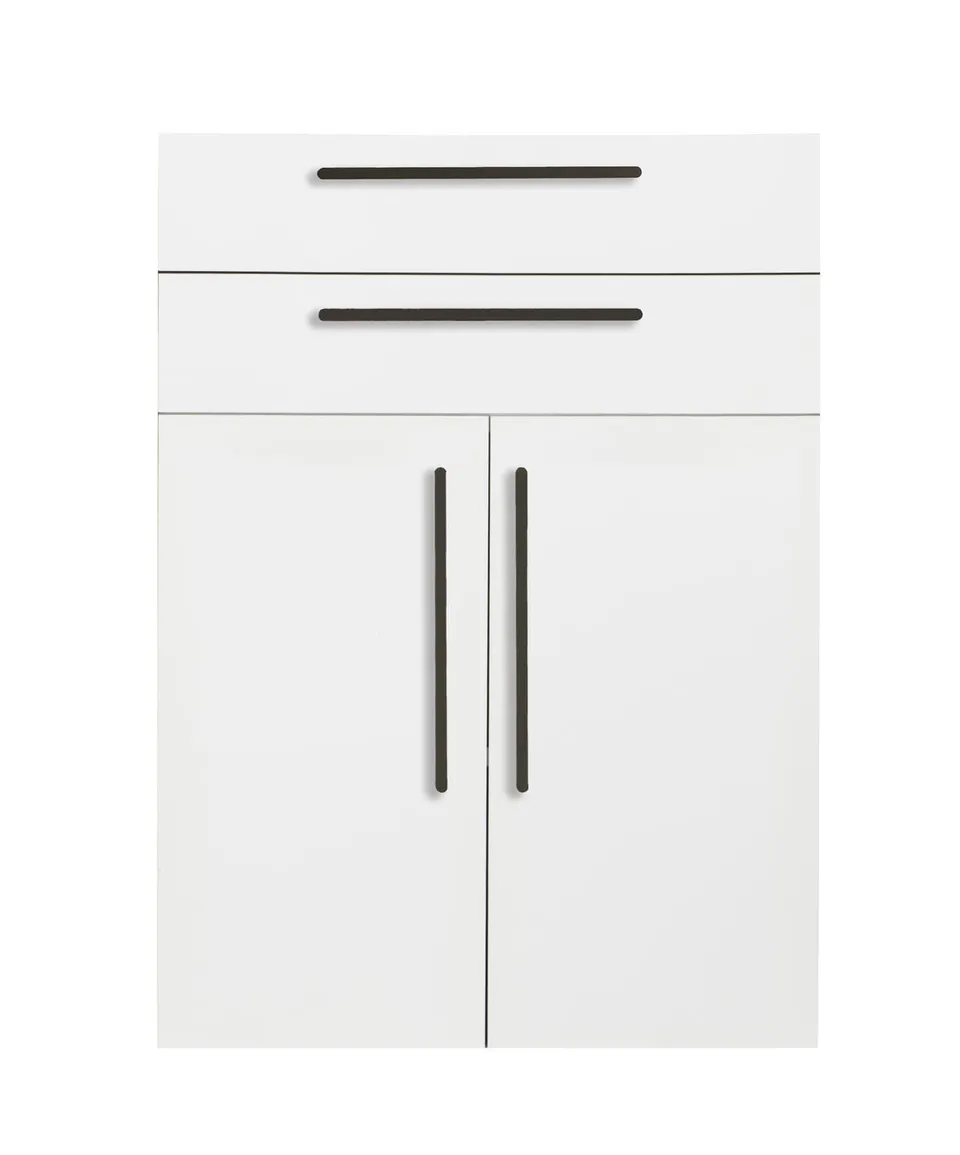 Composad Rilega LB8055 ante cassetti libreria bianco laccato